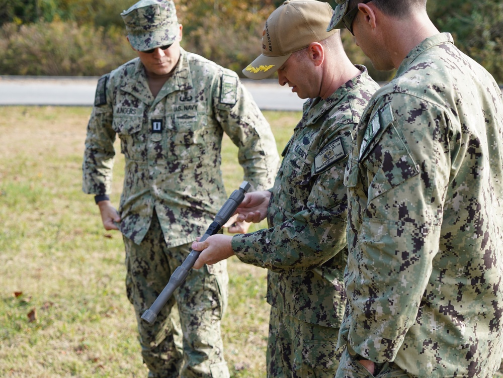 Explosive Ordnance Disposal Mobile Unit (EODMU) 12 conducts demonstration onboard Naval Weapons Station Yorktown