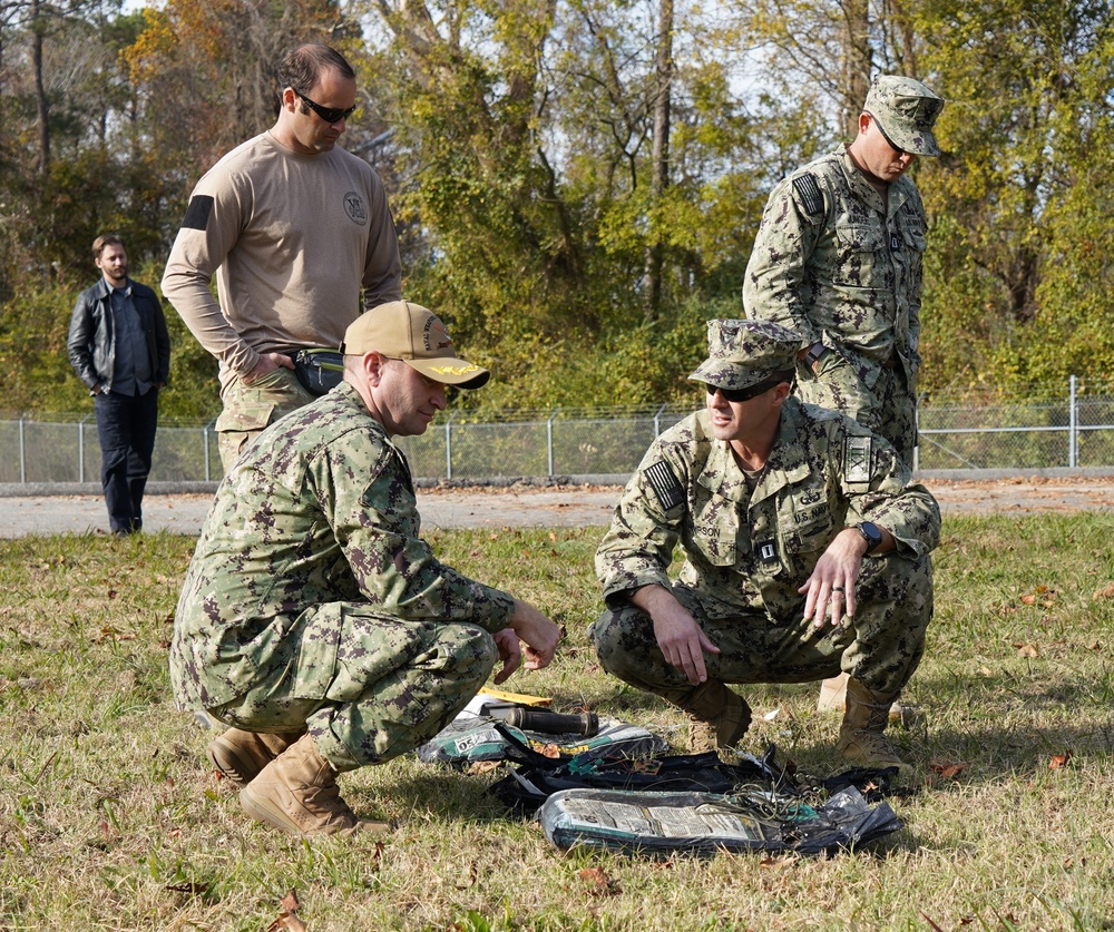 Explosive Ordnance Disposal Mobile Unit (EODMU) 12 conducts demonstration onboard Naval Weapons Station Yorktown