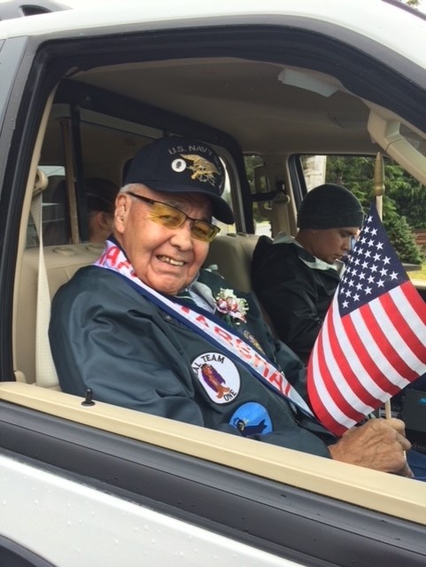 USN SEAL (Ret) Sol Atkinson as parade Grand Marshal