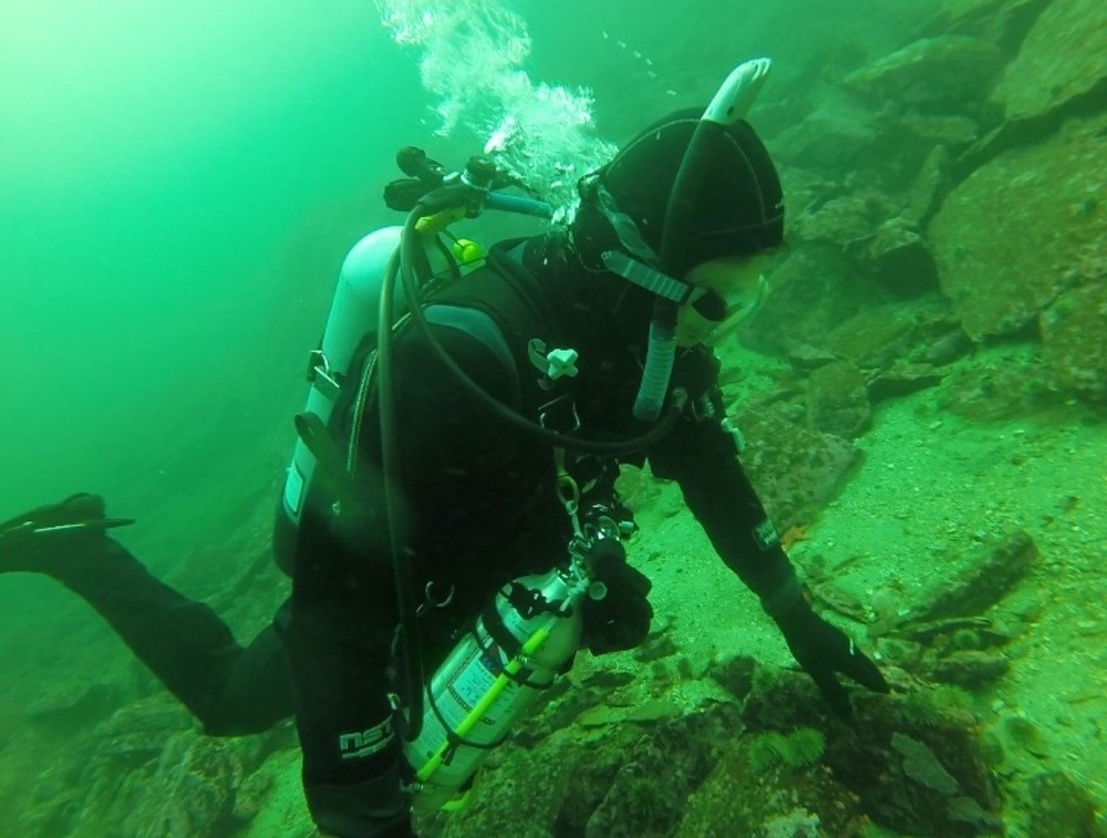Metlakatla High School student explores the Alaskan undersea world.