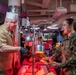 USS Ronald Reagan (CVN 76) hosts Chief of Naval Operations Adm. Lisa Franchetti and Master Chief Petty Officer of the Navy, James Honea, for Thanksgiving