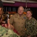 USS Ronald Reagan (CVN 76) hosts Chief of Naval Operations, Adm. Lisa Franchetti, and Master Chief Petty Officer of the Navy, James Honea, for Thanksgiving