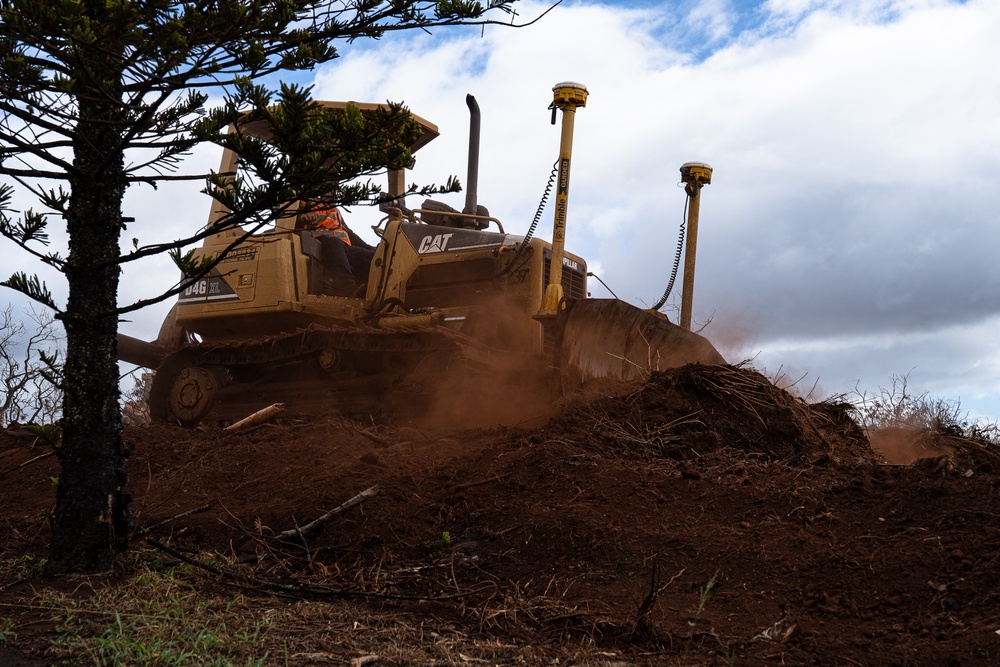 Corps of Engineers begins construction of temporary Lahaina school