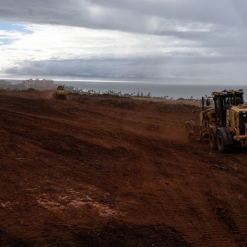 Corps of Engineers begins construction of temporary Lahaina school