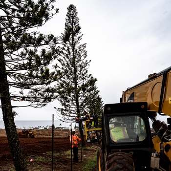 Corps of Engineers begins construction of temporary Lahaina school