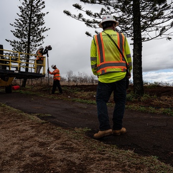 Corps of Engineers begins construction of temporary Lahaina school