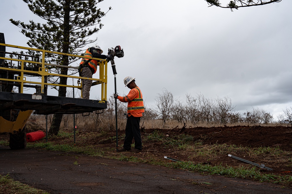 Corps of Engineers begins construction of temporary Lahaina school