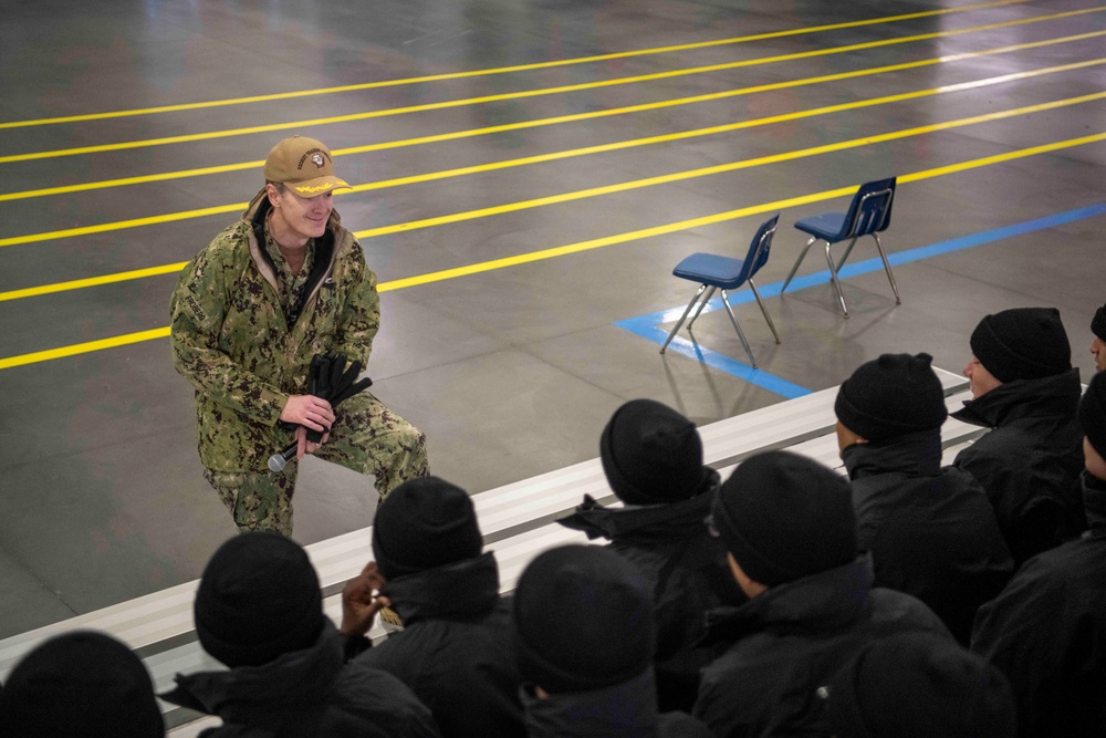 Recruit Training Command (RTC) Holds Adpot-A-Sailor on Thanksgiving