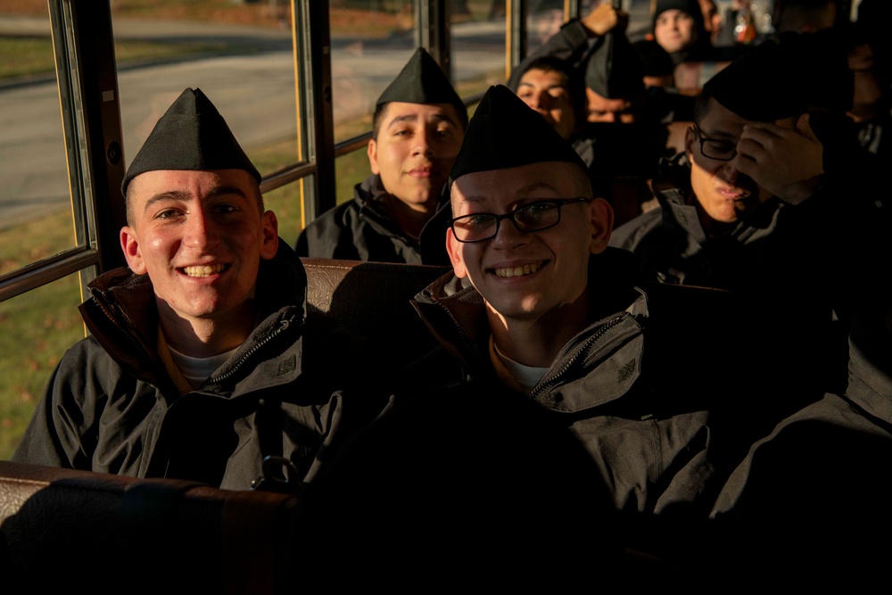 Recruit Training Command (RTC) Holds Adpot-A-Sailor on Thanksgiving