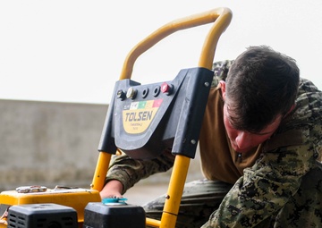 Pacific Partnership 2024-1: U.S. Navy Sailors Power Wash Parliament Building in Honiara