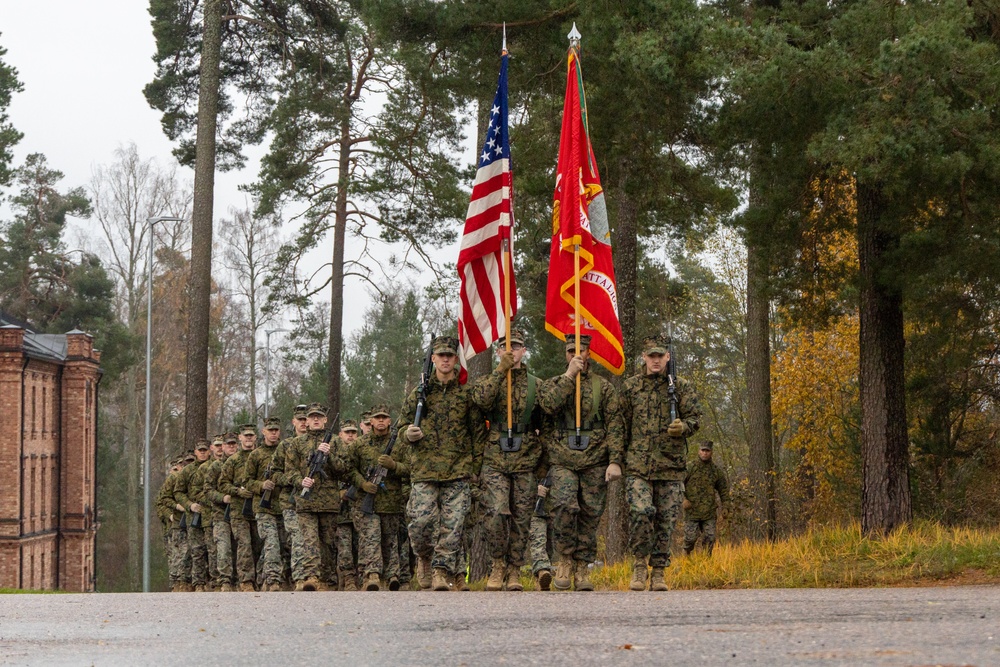 Combat Logistics  Battalion 6 Participates In Swedish Heritage Parade on Nylands Brigade