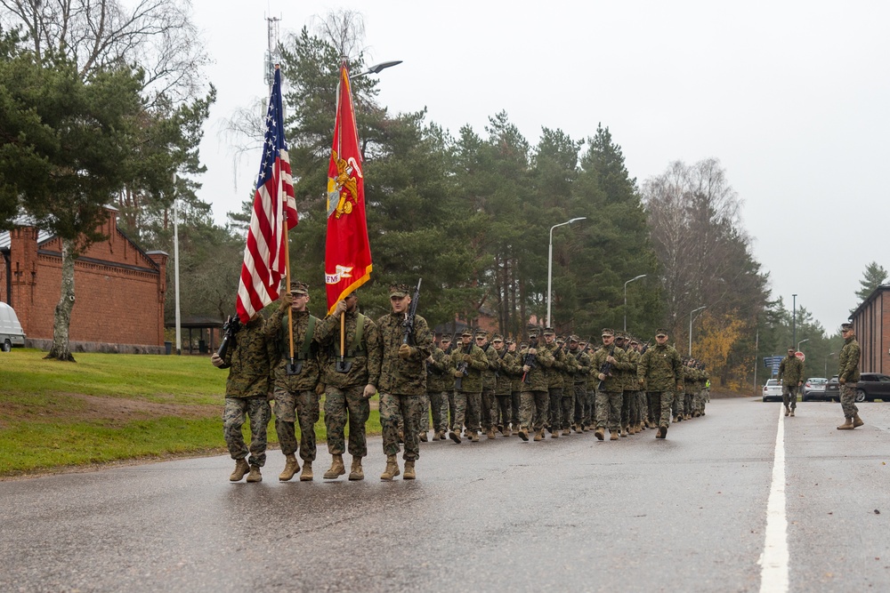 Combat Logistics  Battalion 6 Participates In Swedish Heritage Parade on Nylands Brigade