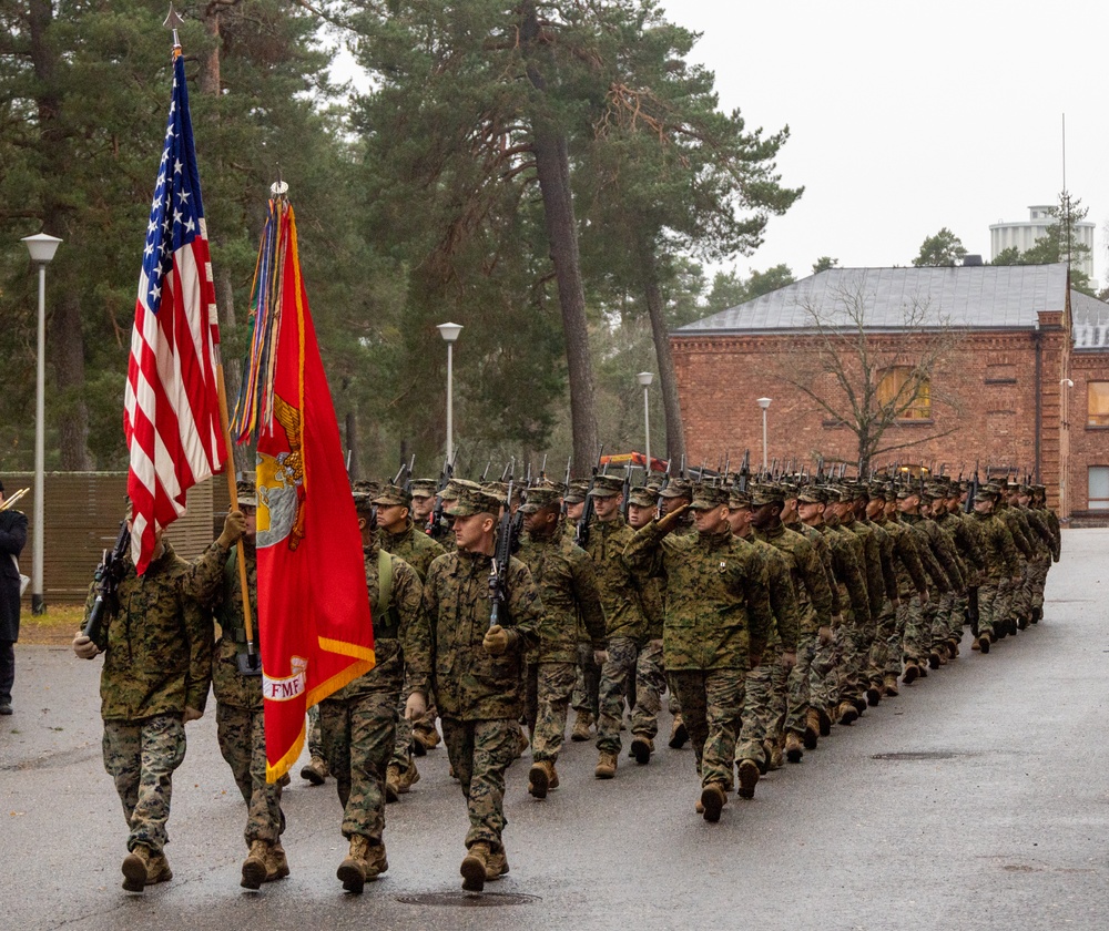 Combat Logistics  Battalion 6 Participates In Swedish Heritage Parade on Nylands Brigade