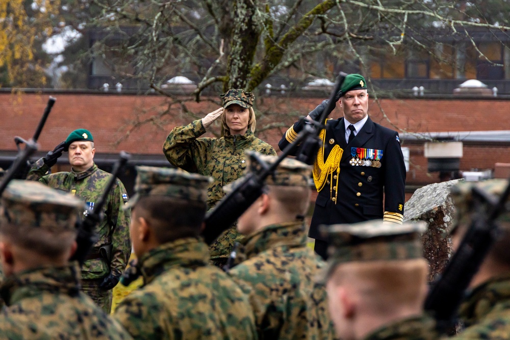 Combat Logistics  Battalion 6 Participates In Swedish Heritage Parade on Nylands Brigade