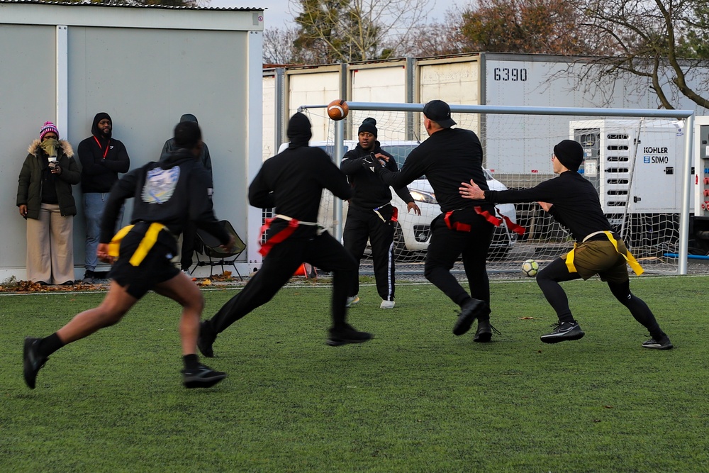 Sustainment Soldiers host Turkey Bowl in Poland