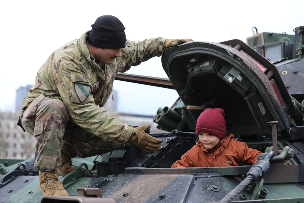 U.S. troops join NATO Allies for Lithuanian Armed Forces Day Parade