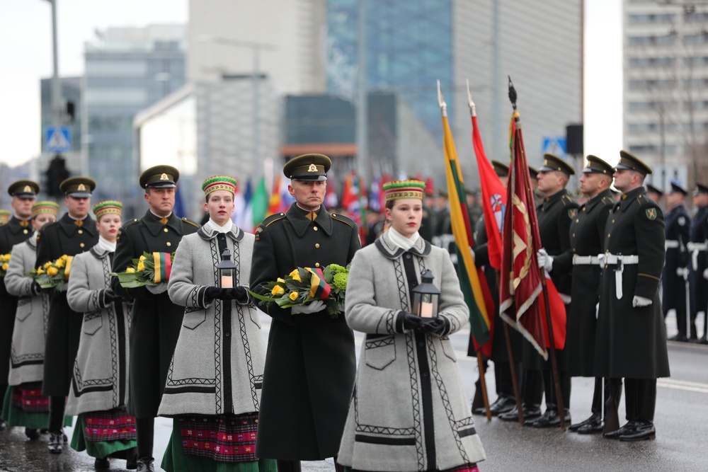 U.S. troops join NATO Allies for Lithuanian Armed Forces Day Parade