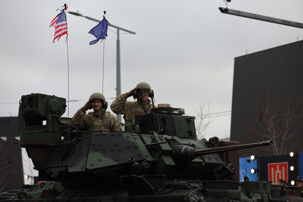 U.S. troops join NATO Allies for Lithuanian Armed Forces Day Parade