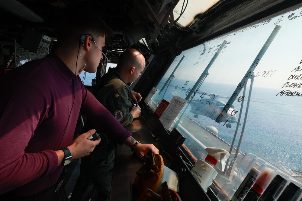 USS Bataan Flight Operations