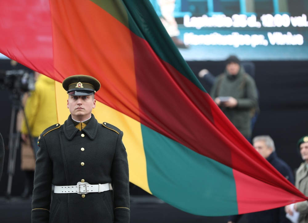 U.S. troops join NATO Allies for Lithuanian Armed Forces Day Parade