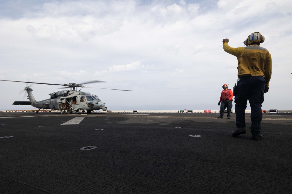 USS Bataan Flight Operations