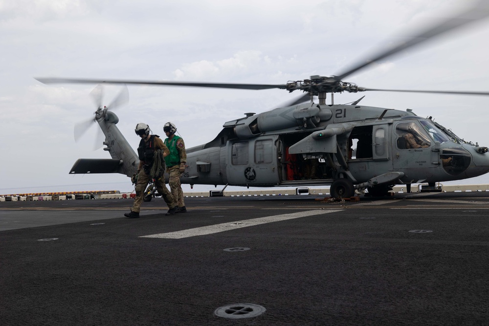 USS Bataan Flight Operations