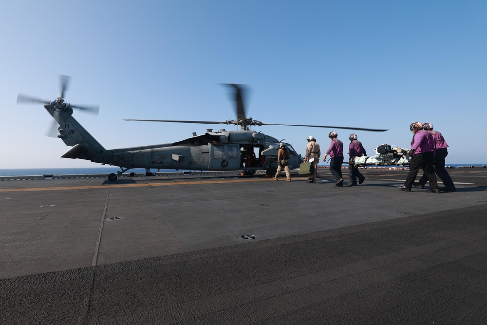 Mass Casualty Drill Aboard USS Bataan