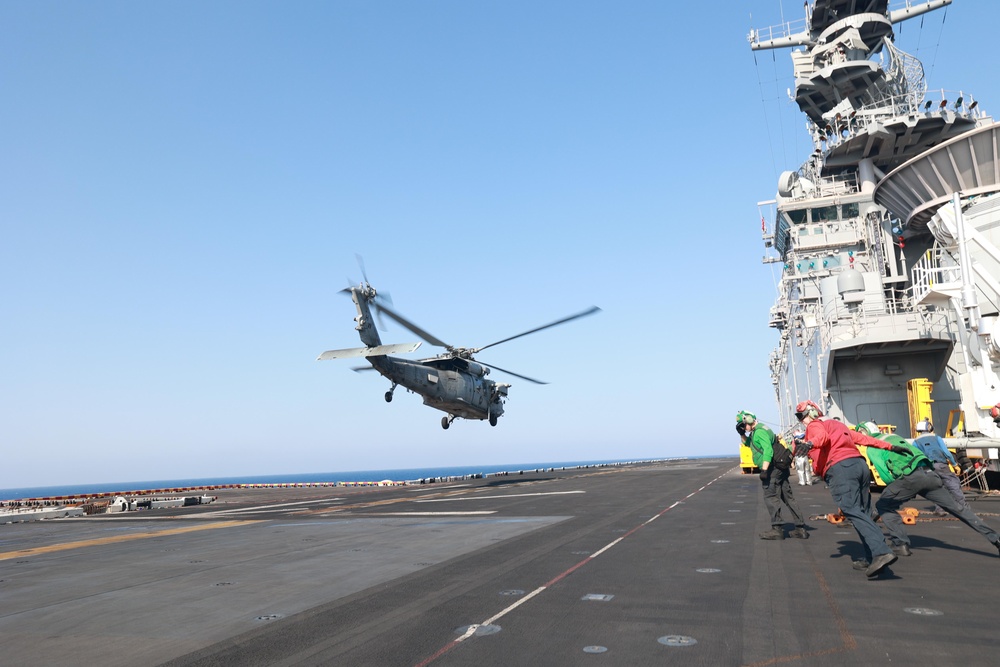 Mass Casualty Drill Aboard USS Bataan