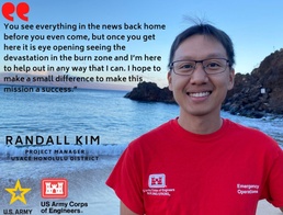 Hawaiʻi Wildfires Response Mission USACE Employee Spotlight – Randall Kim