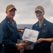 USS Hopper (DDG 70) Sailor Receives Sailor of the Week Award