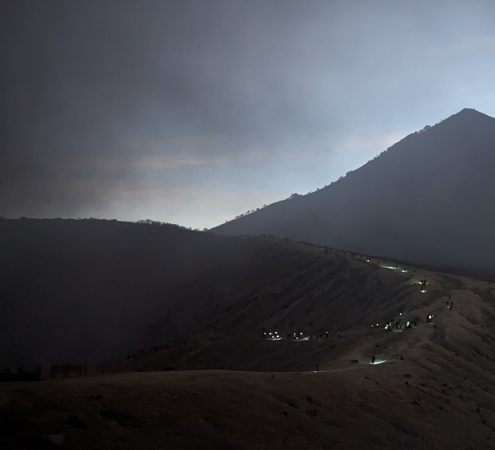 Igniting his future, soldier swears to defend the Constitution at the top of a volcano