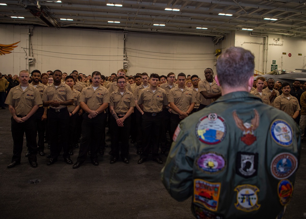 USS Carl Vinson (CVN 70) Conducts Frocking Ceremony