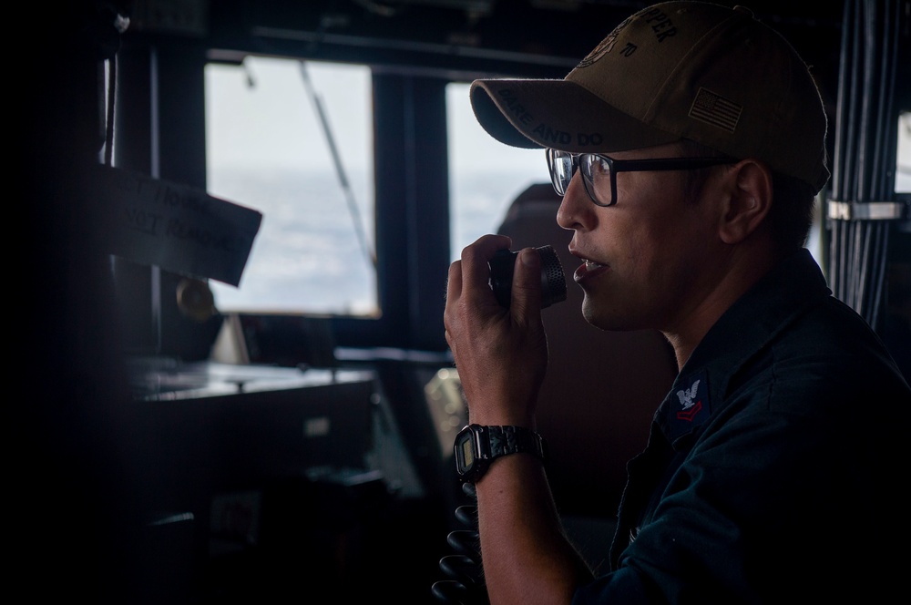 USS Hopper (DDG 70) Conducts Routine Underway Operations