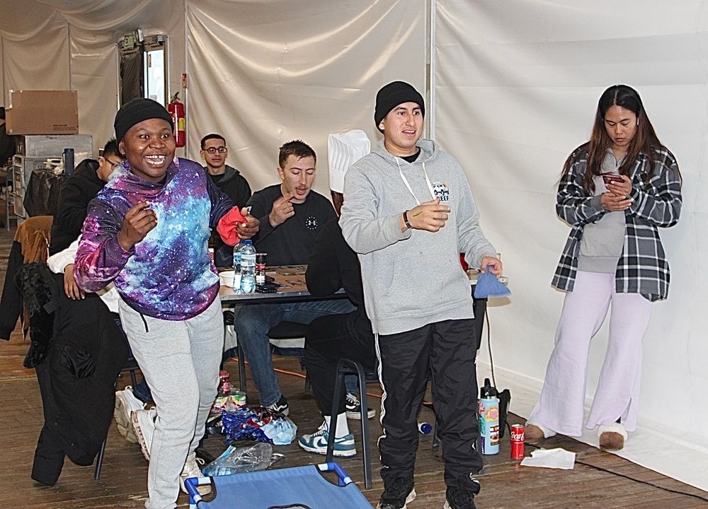 Soldiers Celebrate the Holiday's with a Chili Cook-off
