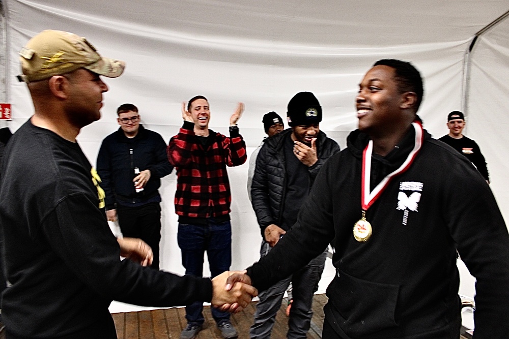 Soldiers Celebrate the Holiday's with a Chili Cook-off