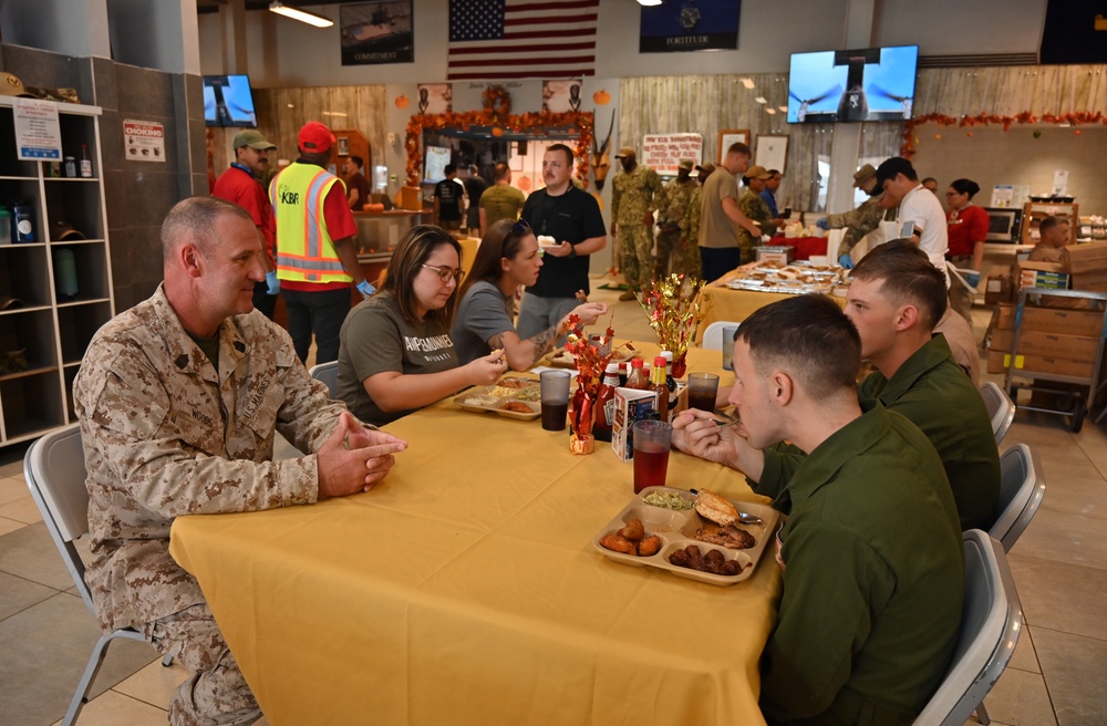 AFRICOM leaders spend holiday with troops in Africa