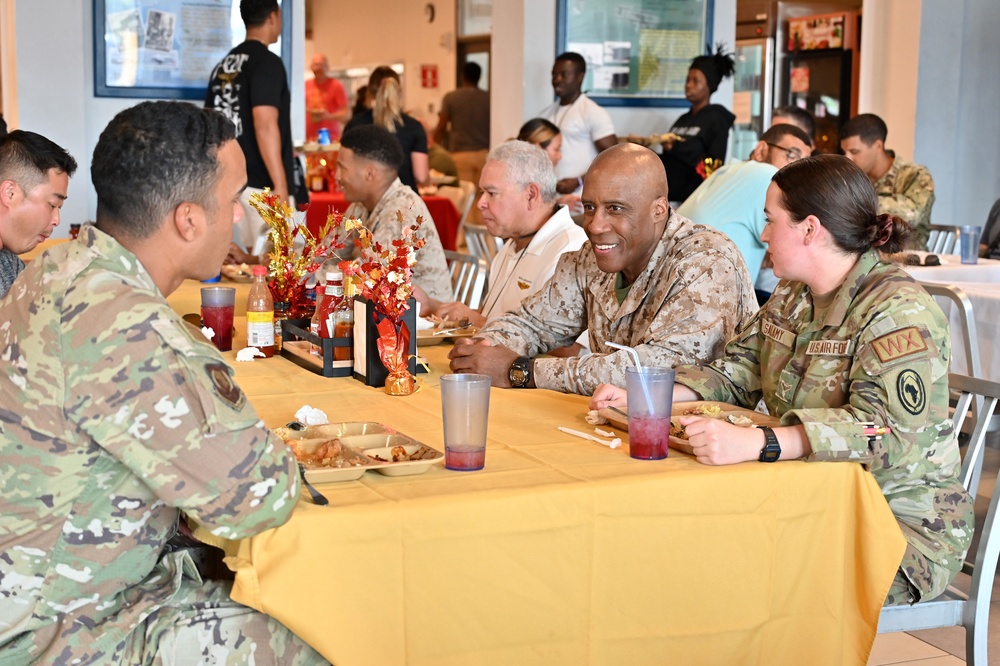 AFRICOM leaders spend holiday with troops in Africa