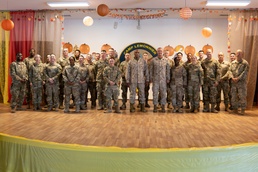 AFRICOM leaders spend holiday with troops in Africa