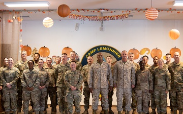 AFRICOM commander spends holiday with troops in Africa