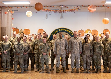 AFRICOM commander spends holiday with troops in Africa