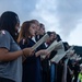 Students from Marine Corps Air Station Iwakuni performed with the local community for the 350th annual Kintaikyo Bridge Art Festival