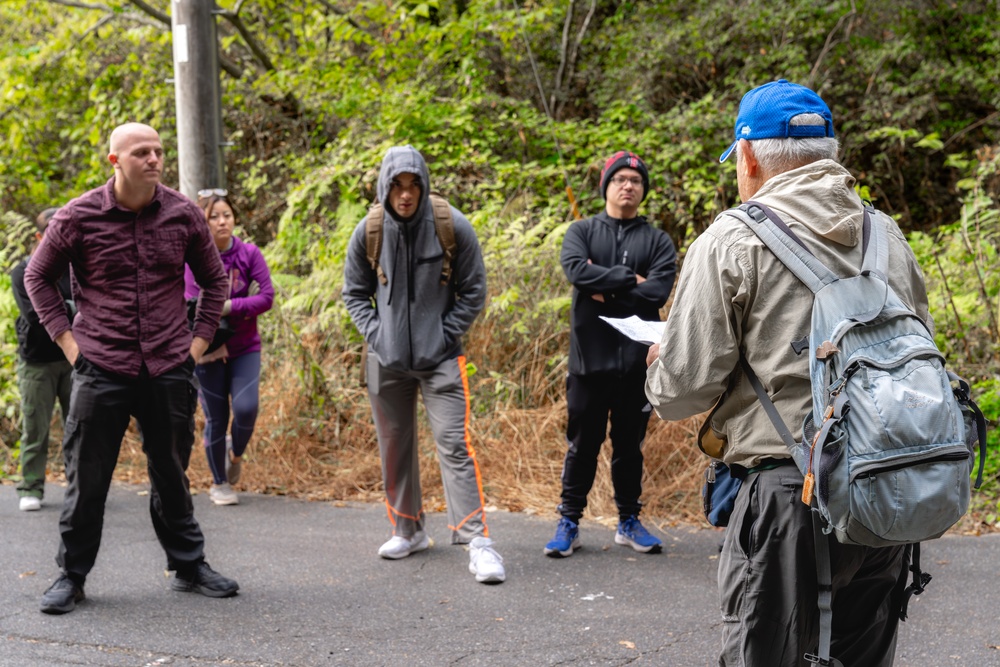 Marines from Marine Corps Air Station Iwakuni conduct maintenance at Iwakuni Old Road