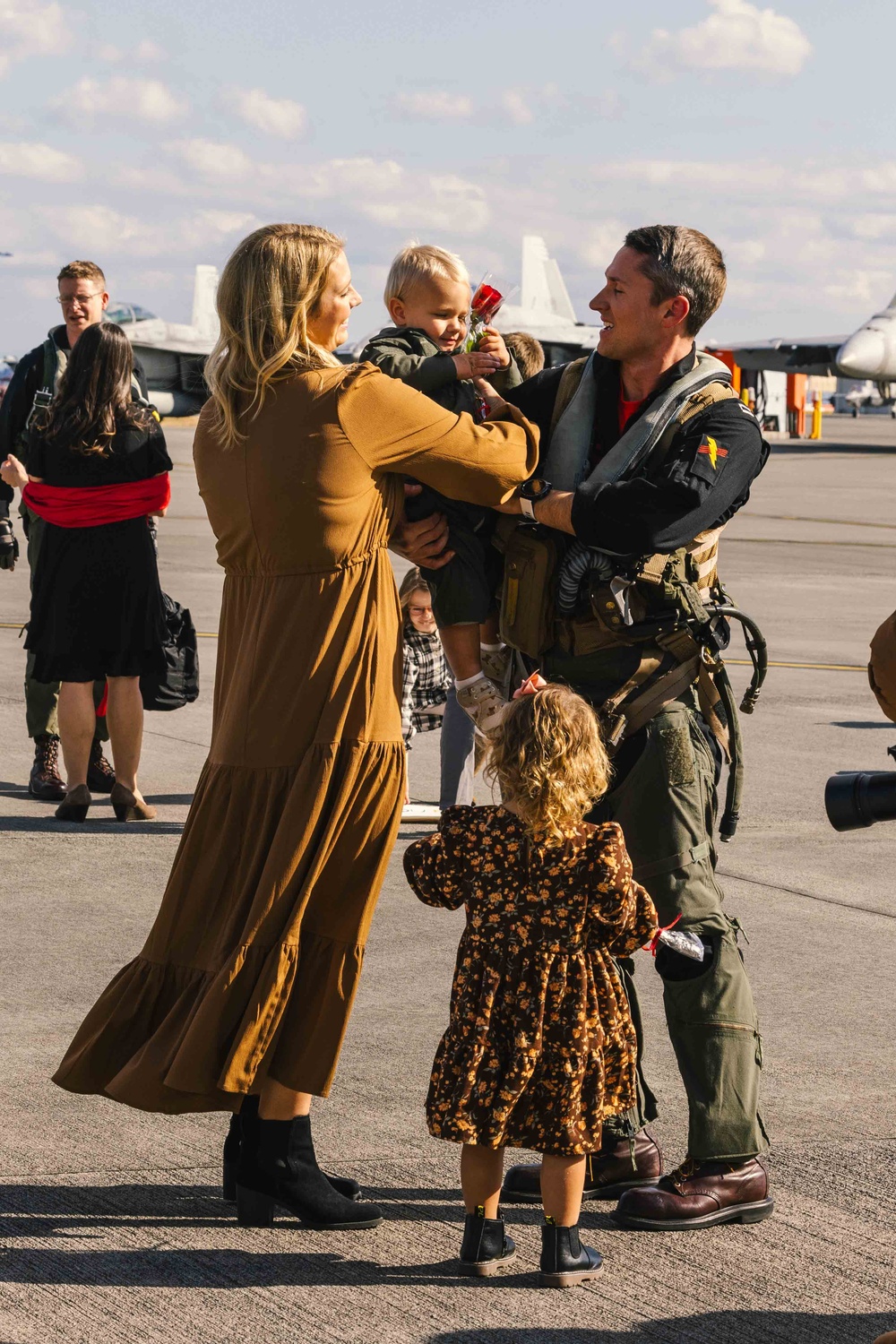 Home at Last: Pilots with CVW-5 return to Marine Corps Air Station Iwakuni