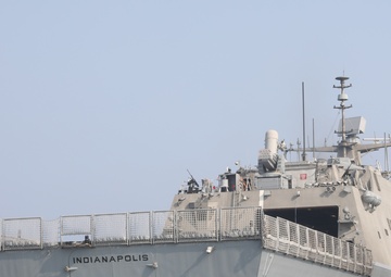 Task Force 59 Operates Unmanned Systems with USS Indianapolis in the Arabian Gulf