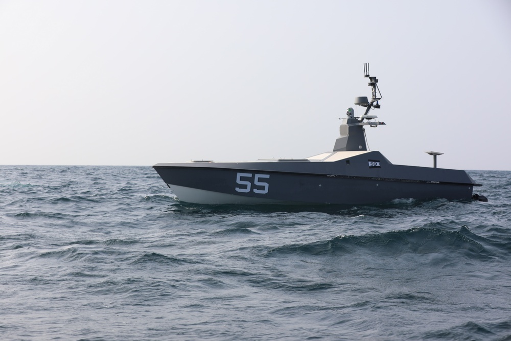 Task Force 59 Operates Unmanned Systems with USS Indianapolis in the Arabian Gulf