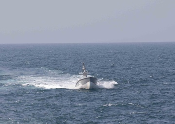 Task Force 59 Operates Unmanned Systems with USS Indianapolis in the Arabian Gulf