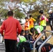 The U.S. and Japanese participate in Youth Soccer Tournament in Sou-Oshima