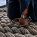 USS Carl Vinson (CVN 70) Sailors Conduct Mooring Line Maintenance