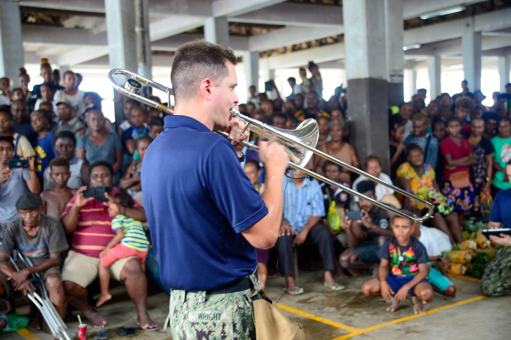 Pacific Partnership 2024-1: Auki Solomon Islands Band Concert