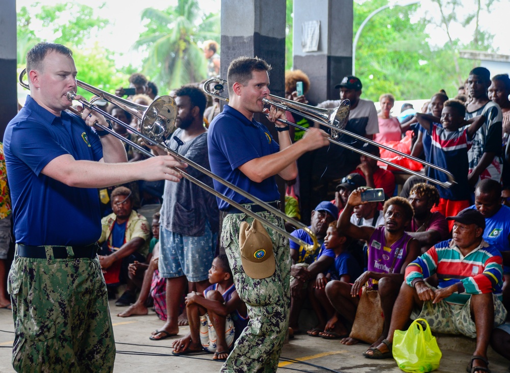 Pacific Partnership 2024-1: Auki Solomon Islands Band Concert